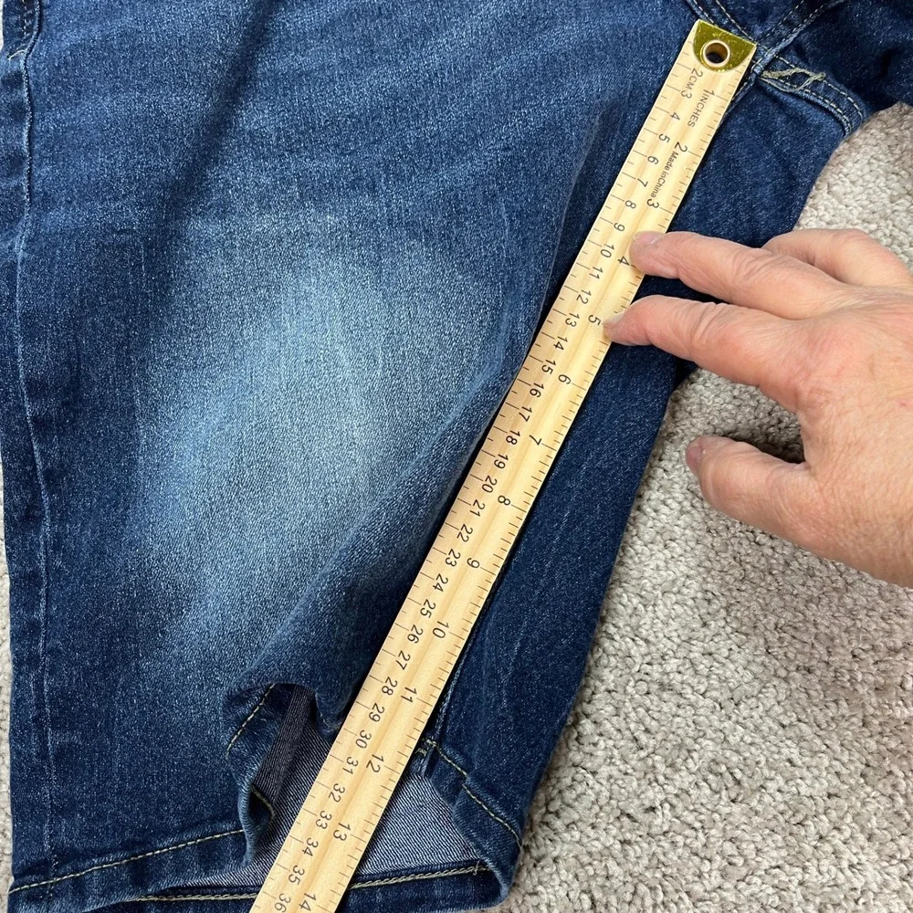 Buffalo David Bitton 1972 Evan-X Shorts Mens 36 12 Dark Wash Stretch Denim EUC - Picture 9 of 10